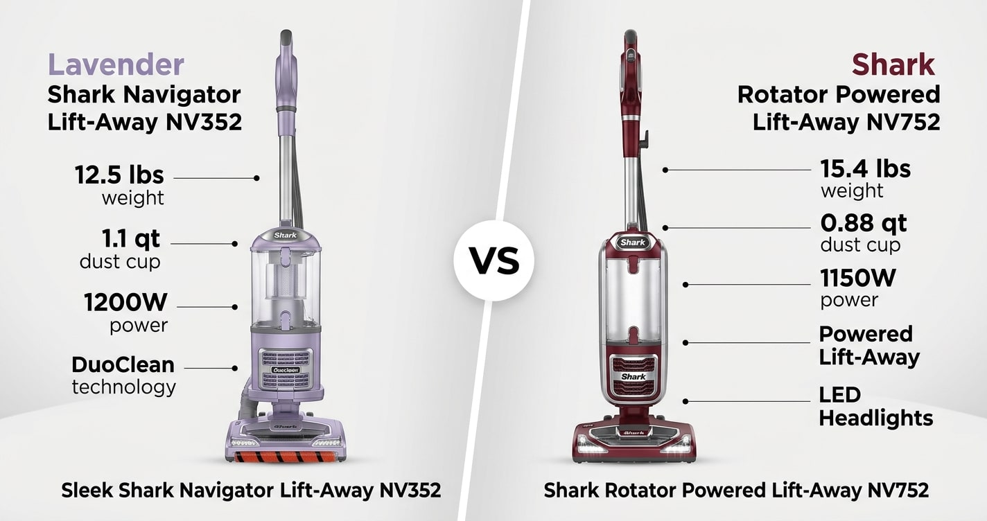 Shark NV352 vs. Shark NV752: Ultimate Comparison Guide & Buyer’s Review